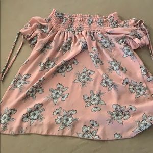 Pink flory blouse